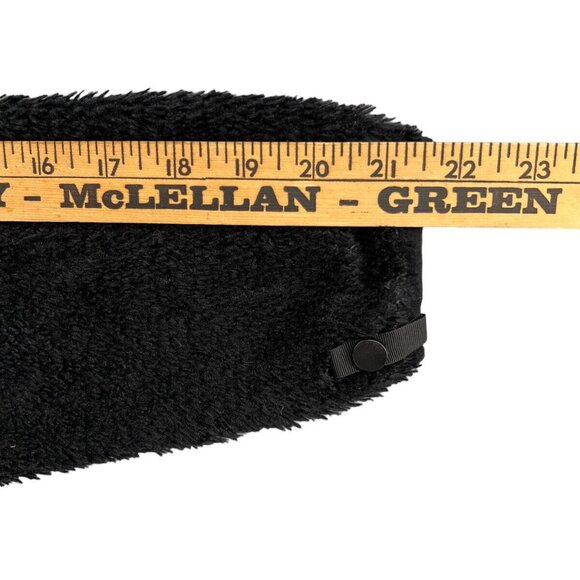 The North Face Women Plush Fleece XS Jacket Black Logo Toggles Polartec - Picture 10 of 10